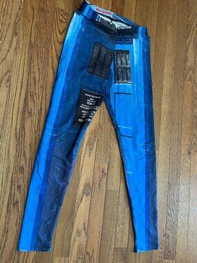 Black Milk TARDIS Leggings- Large